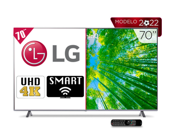 Televisor LG 70 2022 Smart LED UHD 4K 70UQ8050