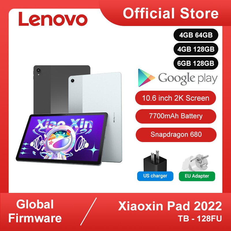 Tablet Lenovo Xiaoxin Pad 10.6 pulgadas 6GB RAM 128GB con teclado LENOVO