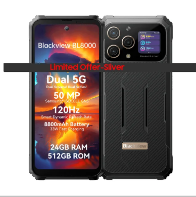 ALIEXPRESS: Blackview-teléfono inteligente BL8000 5G, 6,78 , 512 GB SSD 