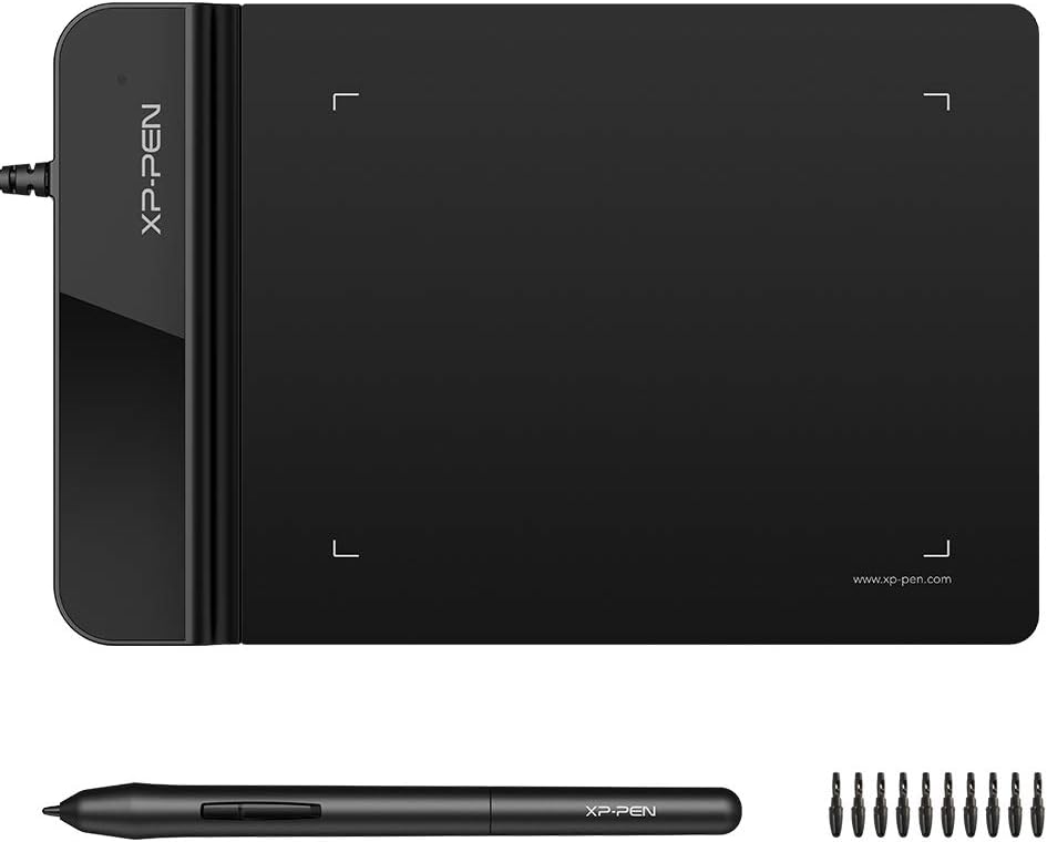 XP-Pen Tableta Gráfica Star G430S 4 x 3 Pulgadas, Negro