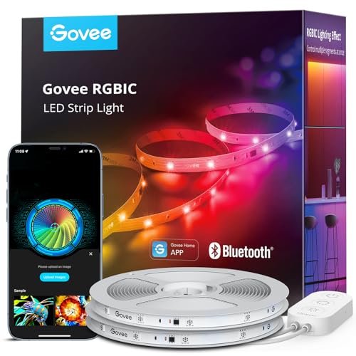 Govee Tira LED 20 Metros, Luces LED RGBIC Bluetooth