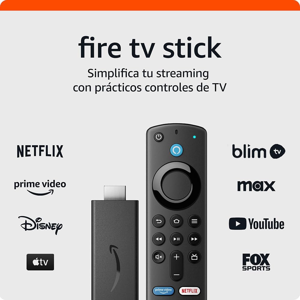 Amazon Fire TV Stick con control remoto por voz Alexa