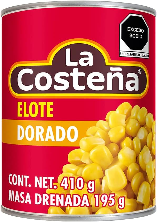 Elote Dorado La Costeña, 410 gm ( Paquete de 1)