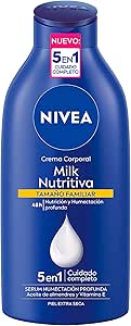 NIVEA Crema Corporal Humectante Body Milk Nutritiva (650 ml)