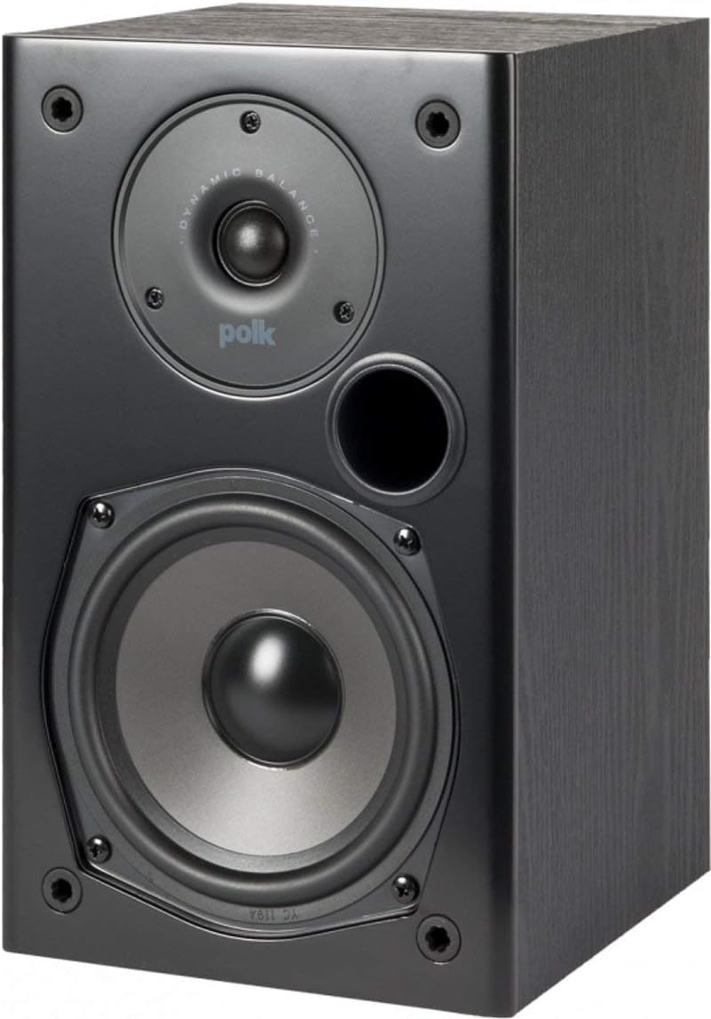 Polk Audio T15 Bocinas de Estante, Negro