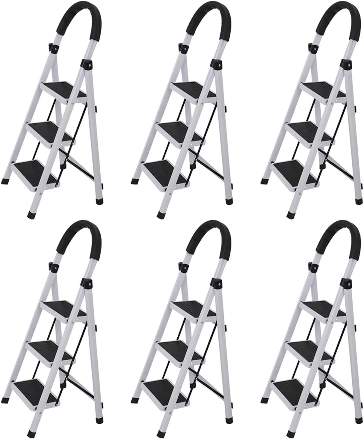 Set De 6 Escaleras Tubulares Plegables aplica el cupon del 30% en tu primera entrega