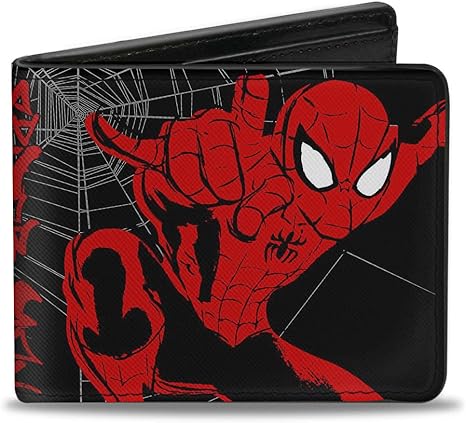 Buckle-Down Down Pu Bifold para hombre