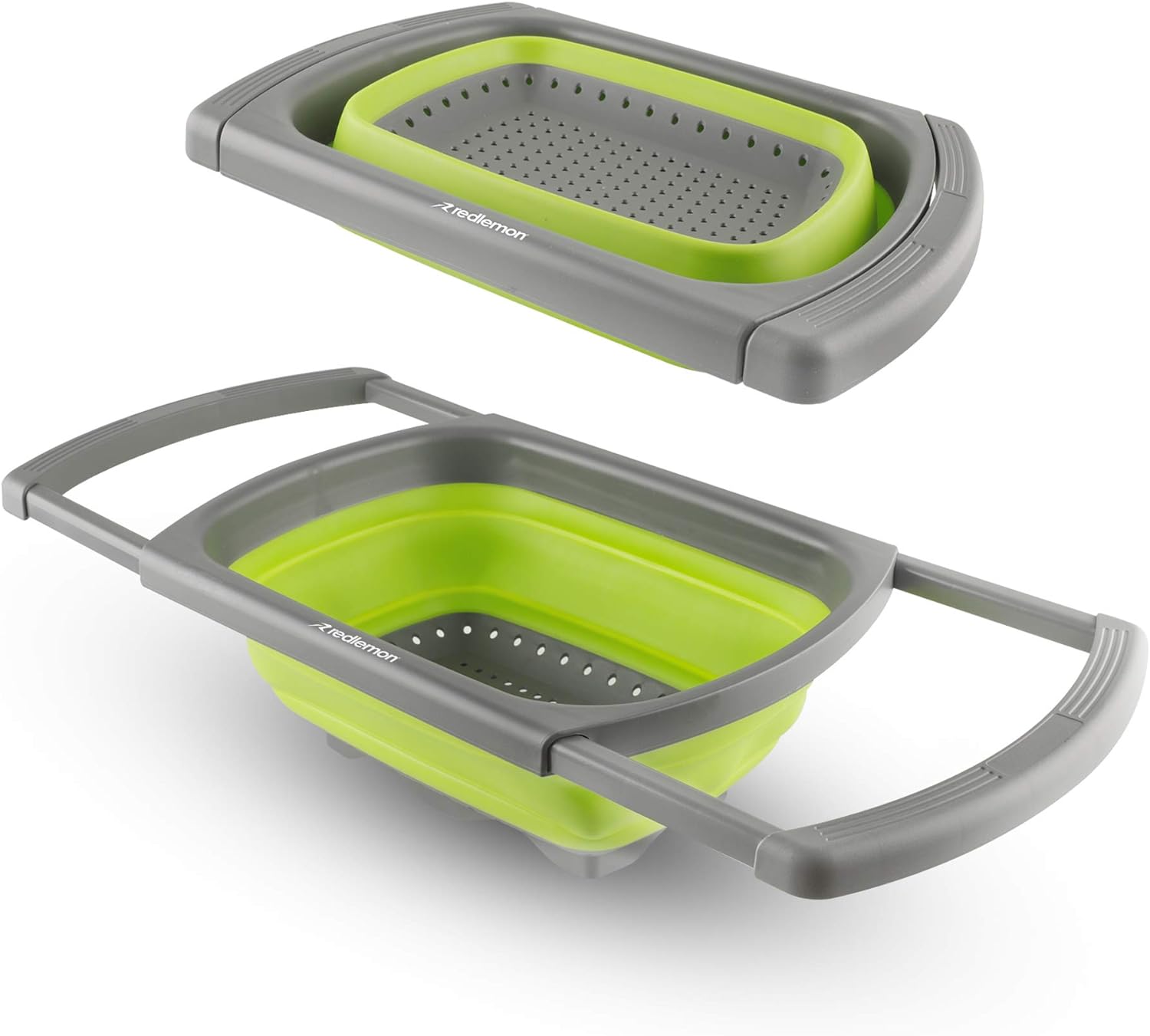 Redlemon Colador Plegable de Silicón con Asas para Fregadero