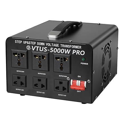 Cantonape – Transformador convertidor de voltaje de 5000 vatios