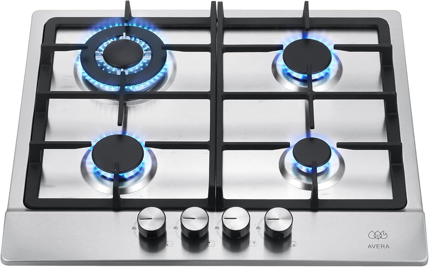 AVERA Parrilla de Gas 4 Quemadores,