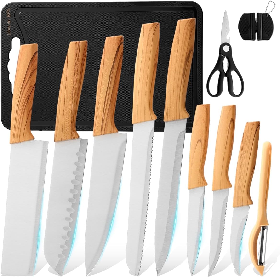 Juego De Cuchillos De Cocina apliac el cupon de $50