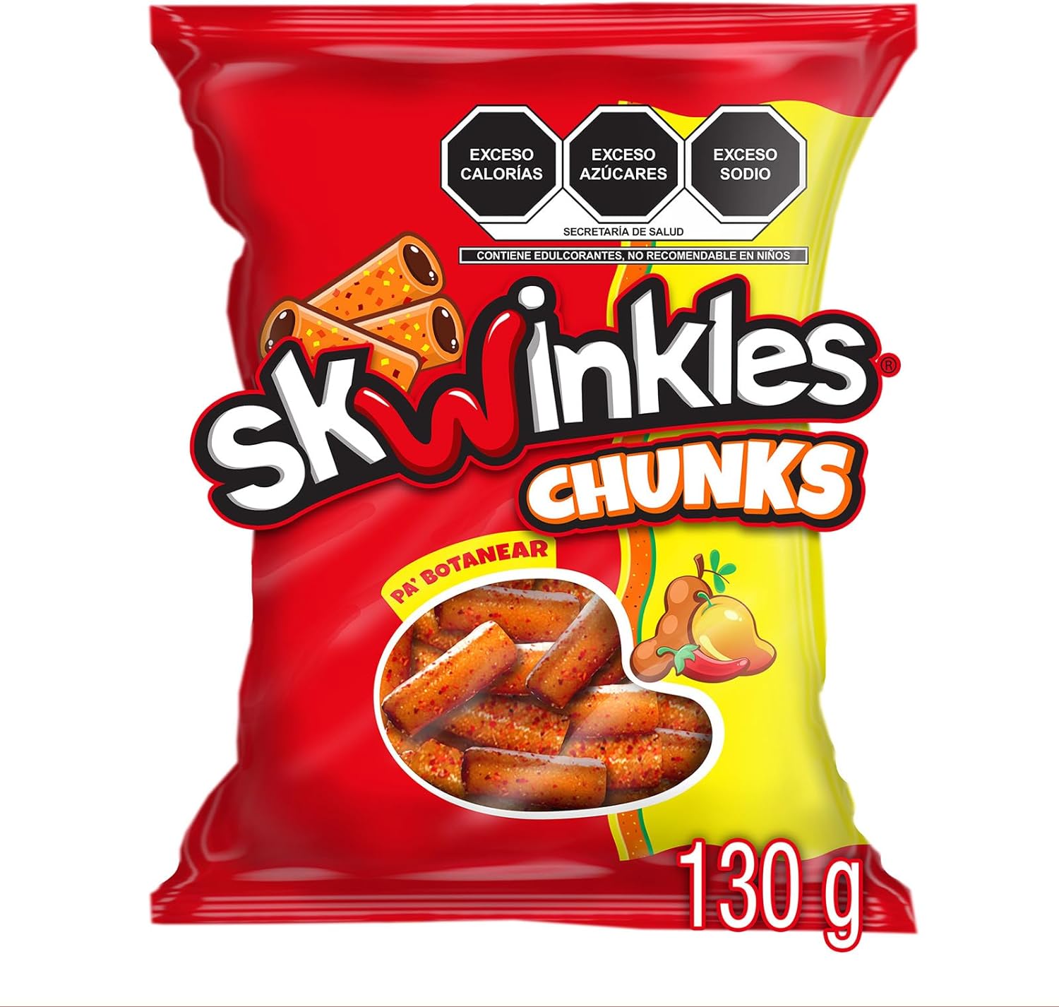 Skwinkles chunks dulce enchilado tiras