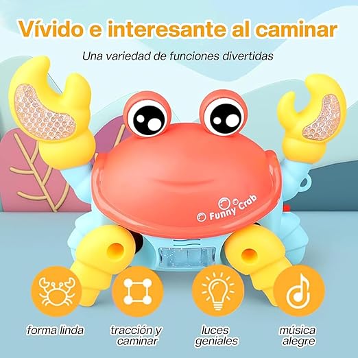 Cangrejo Juguete para Gatear aplica el cupon del 50%