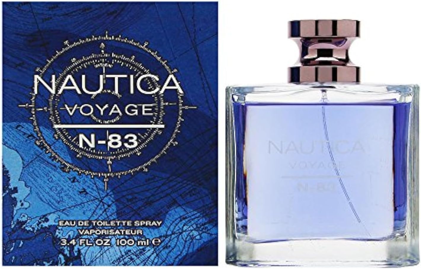 Nautica Eau de Toilette Voyage N-83 para Hombre, 100 ml