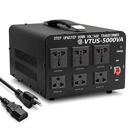 Cantonape – Transformador convertidor de voltaje de 5000 vatios