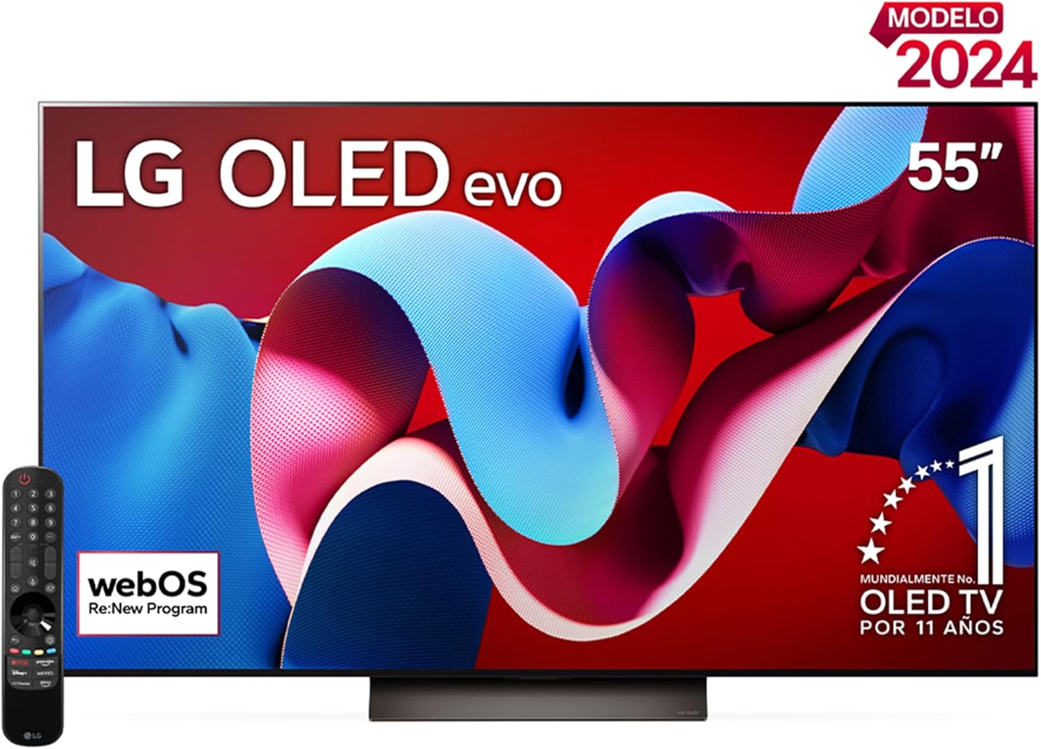 LG Pantalla OLED EVO 55 Pulgadas 4K Smart TV 2024