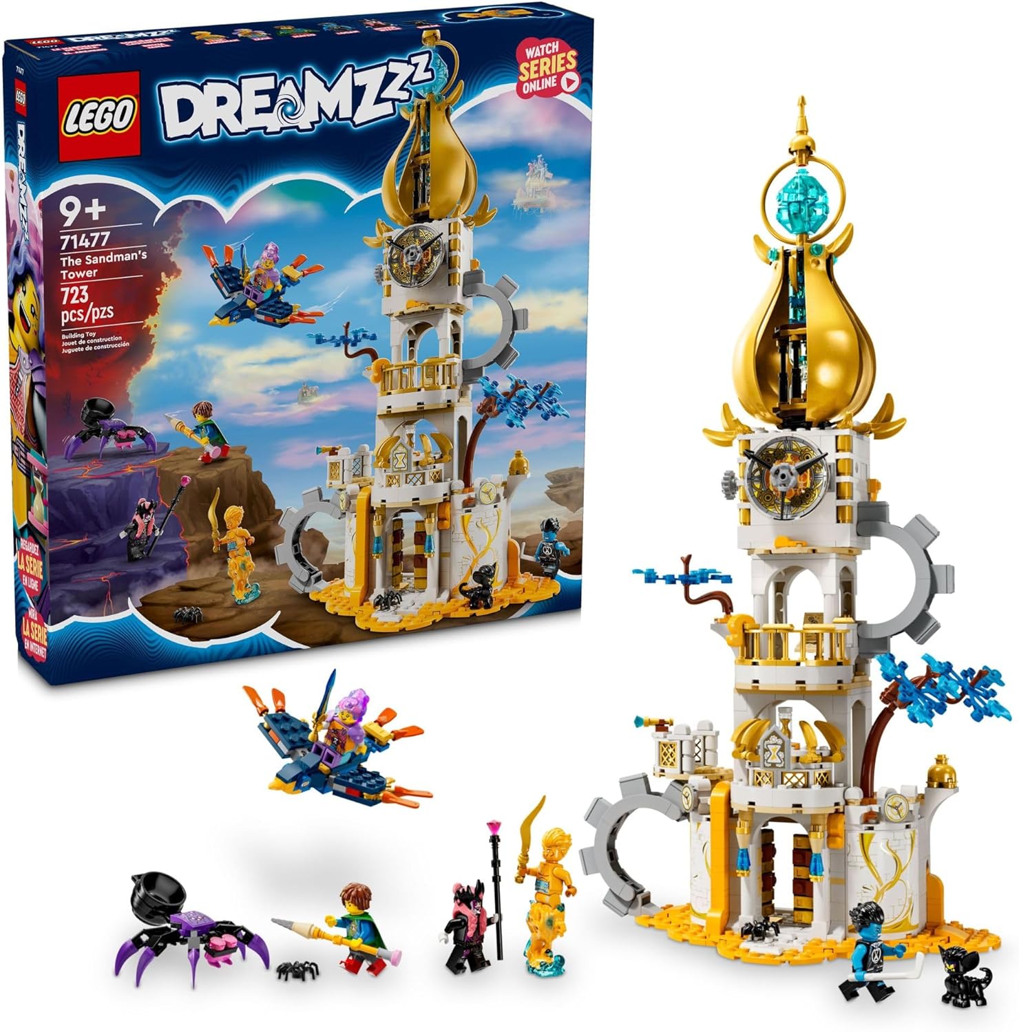 LEGO DREAMZzz Torre del Arenero Juego con Figuras de héroes