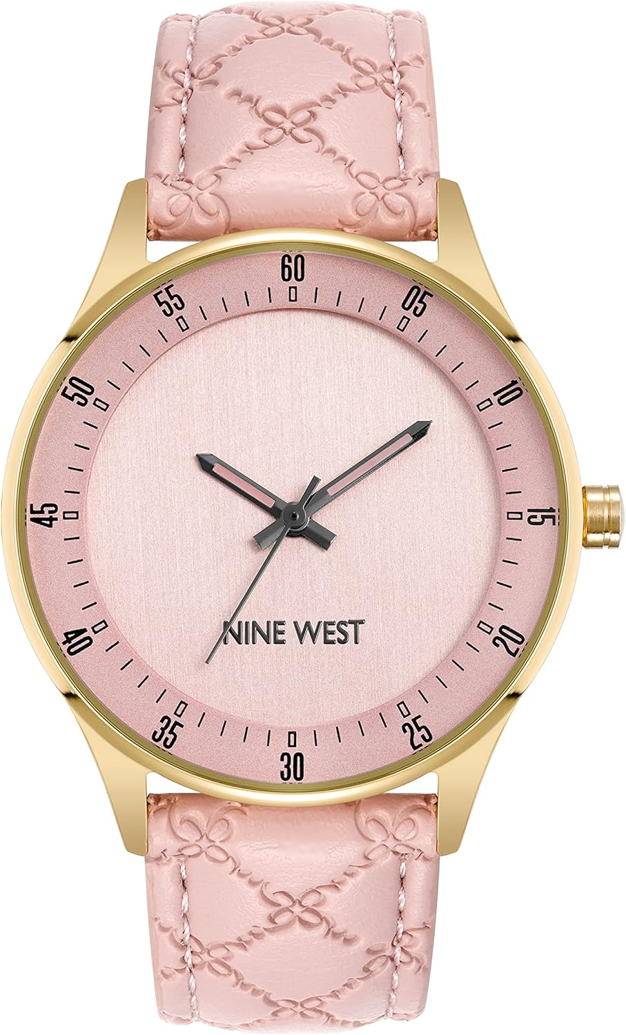 Nine West Reloj Nine West Para Dama Correa De Piel Color Rosa