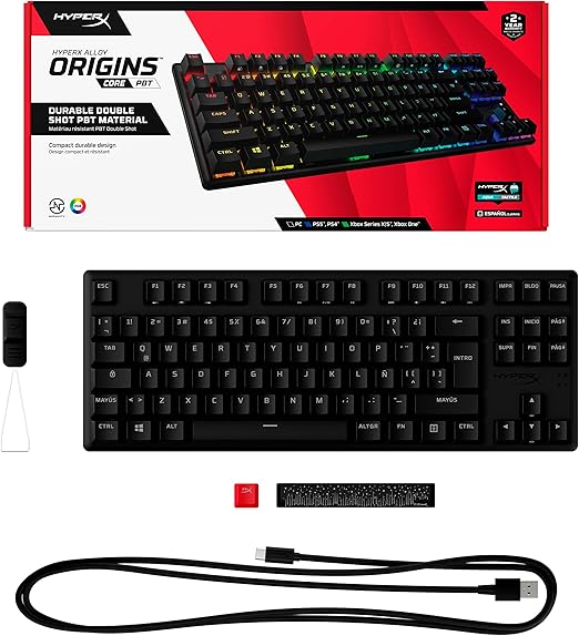 HyperX Alloy Origins Core PBT LA Merco Teclado Mecánico