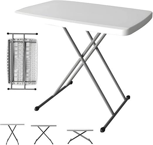 Mesa de Plastico Ajustable en 8 Alturas