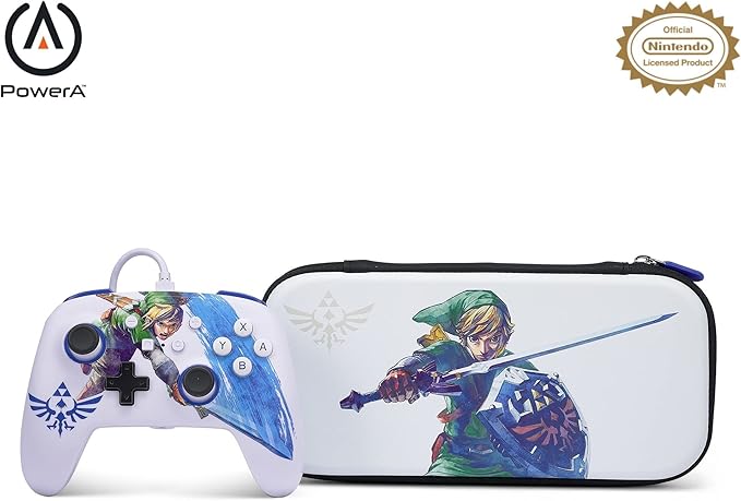 Mando alambrico PowerA y funda delgada para Nintendo Switch – Master Sword