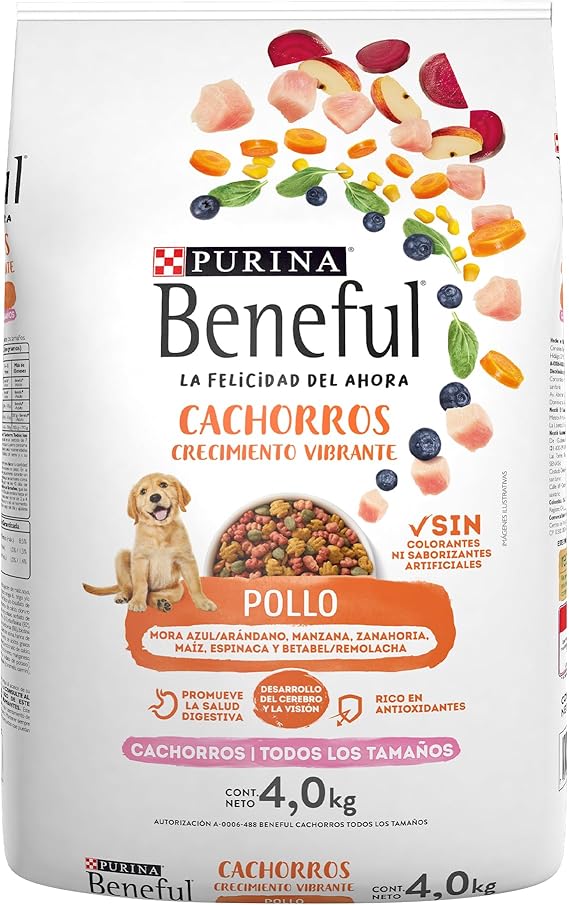 Purina Beneful Cachorros Saludables Pollo 4 Kg