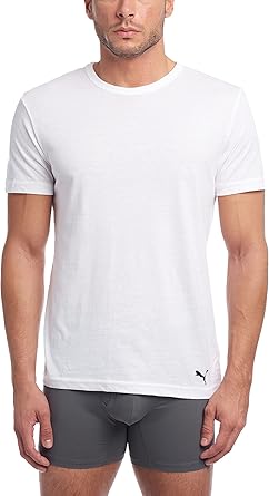 PUMA Paquete de 3 Camisetas de Cuello Redondo