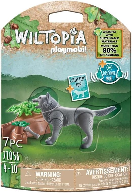 Playmobil Wiltopia Wolf Animal Figura