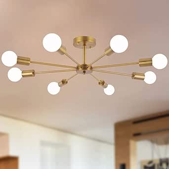 Lámparas de Techo Dorado