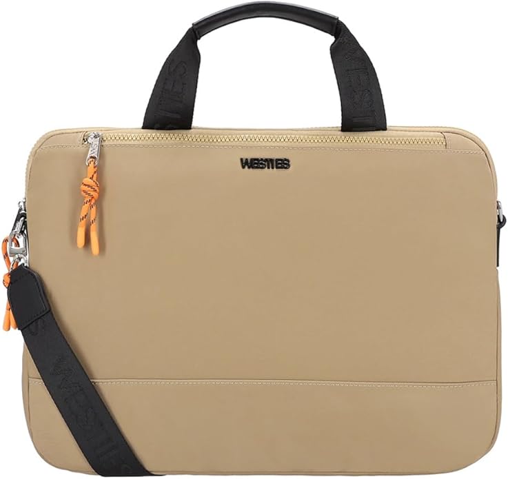 Westies HBFRANCOISWE Beige Bolsa para Laptop para Mujer