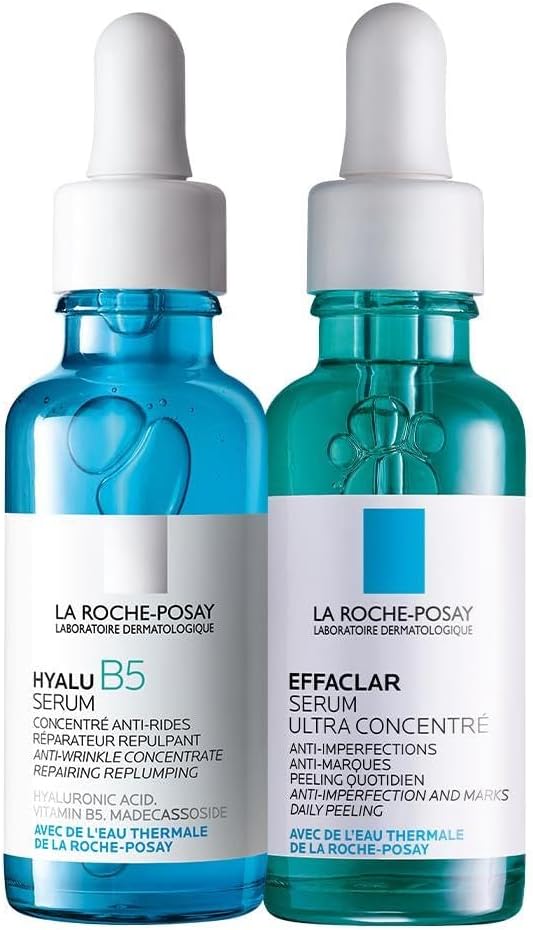 Kit Hidratante Anti-Marcas Hyalu B5 Serum + Effaclar Serum