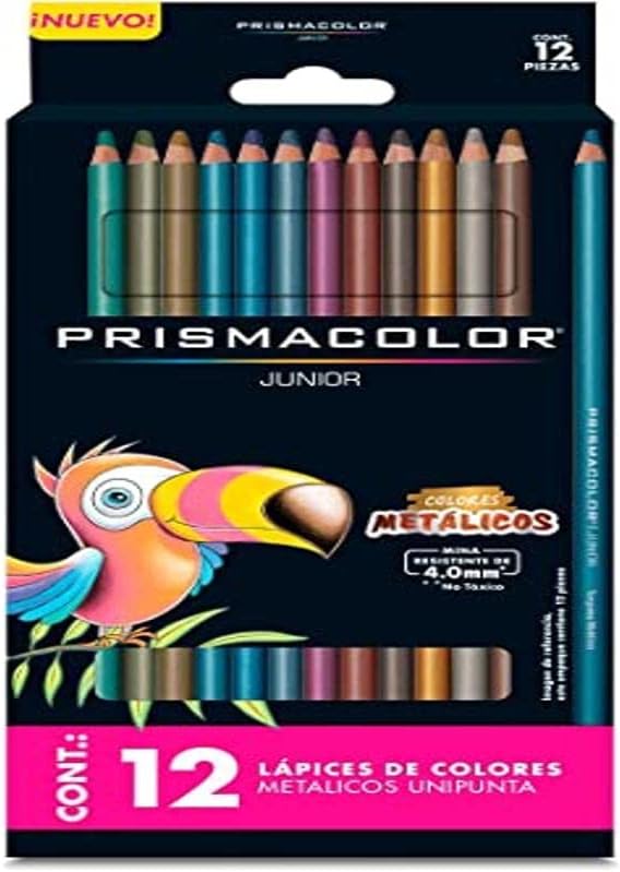 PRISMACLR JR 12CT METALIC UNIPUNTA