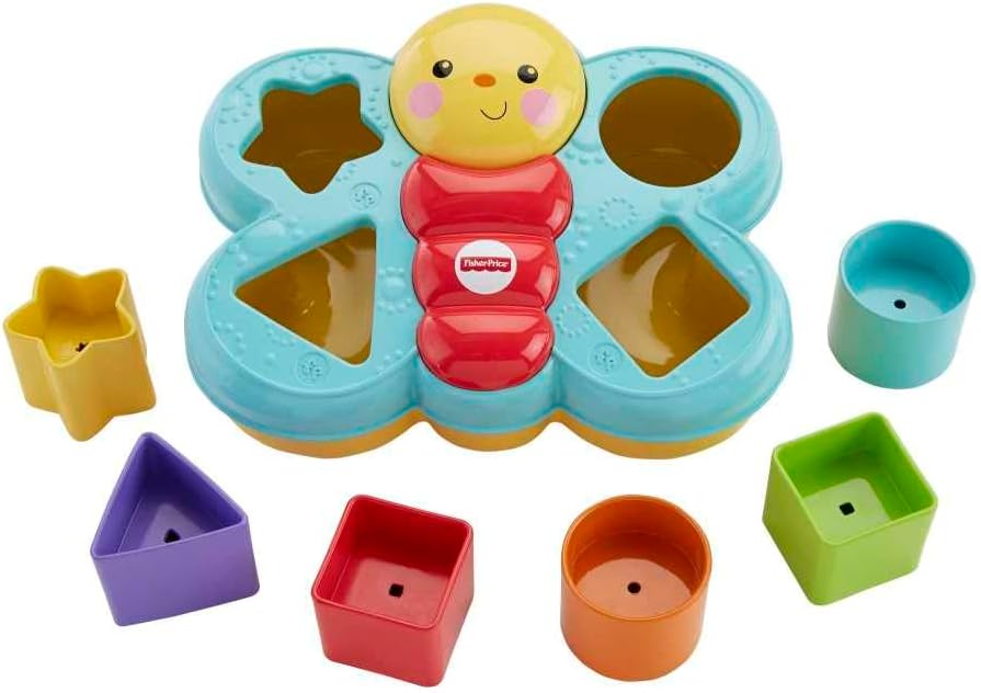 Fisher-Price Juguete para Bebés Mariposa De Bloques Divertidos
