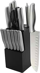 Cuchillos de Cocina de Acero Inoxidable de 14 Piezas
