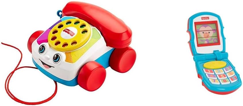 Fisher-Price Baby Toy Chatter Telephone + Juguete Teléfono Sonidos Divertidos