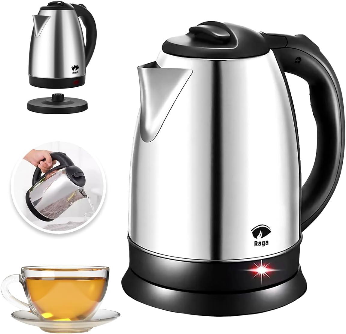 RagaBasics, Tetera Eléctrica de 1.8 Litros