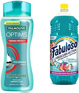Shampoo Palmolive Optims Therma Protect 700 ML + Fabuloso