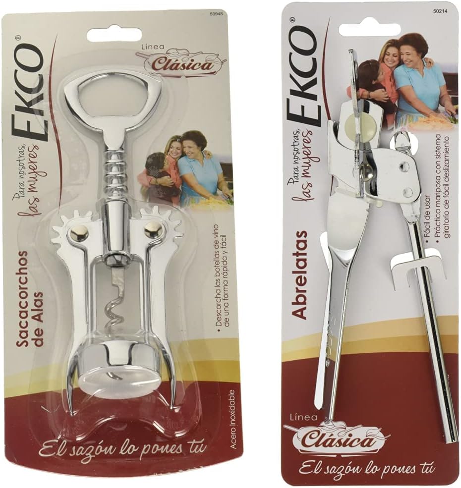 Ekco, Sacacorchos de Alas Abrelatas Milagro