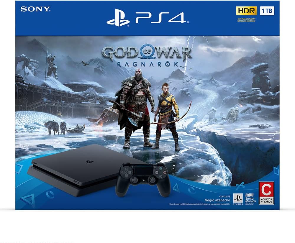 Consola PlayStation 4 + God of War™ Ragnarök/Garantía en México