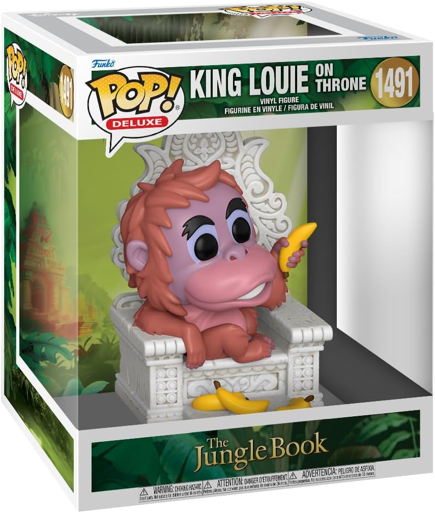 Funko Pop! Deluxe: The Jungle Book – King Louie on Throne