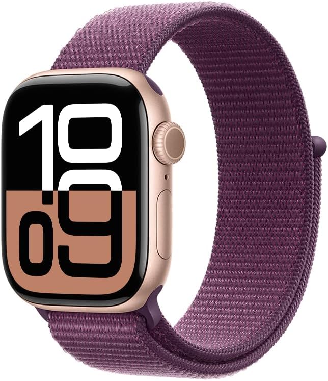 Apple Watch Series 10 GPS • Caja de Aluminio Color Oro Rosa de 42 mm