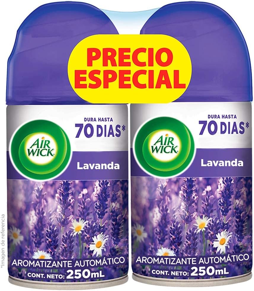 Air Wick® Aromatizante de Ambiente Freshmatic Lavanda Paquete de 2