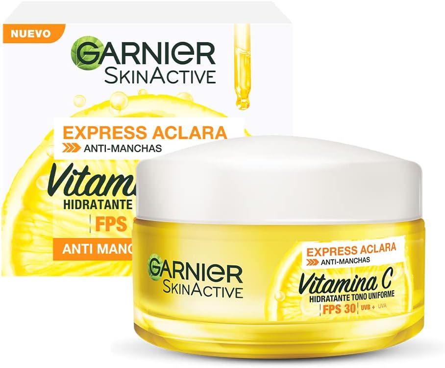 Garnier Crema hidratante, tono uniforme con FPS30
