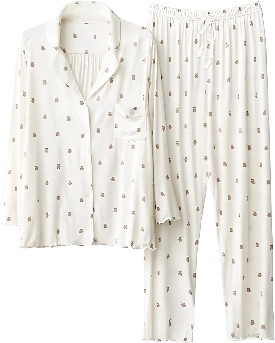 Conjunto De Pijama De Algodón