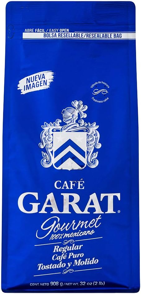 GARAT, Garat Cafe Americano Regular Molido 908 Gr, 908 gramos