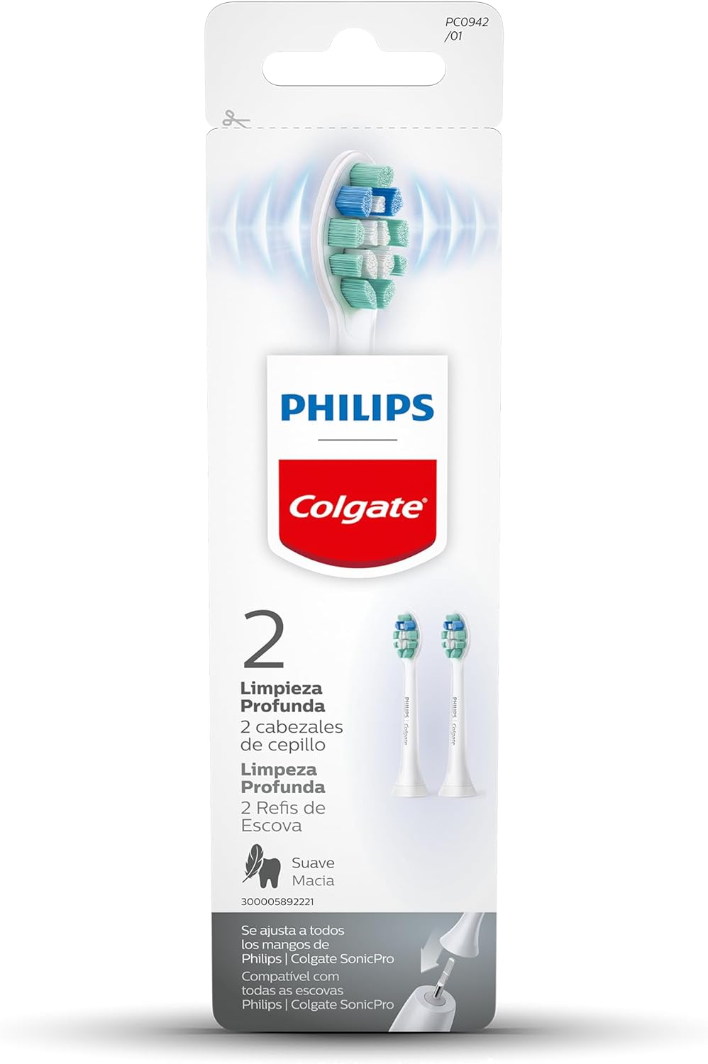 Colgate Repuesto Cepillo Eléctrico SonricPro 2 piezas