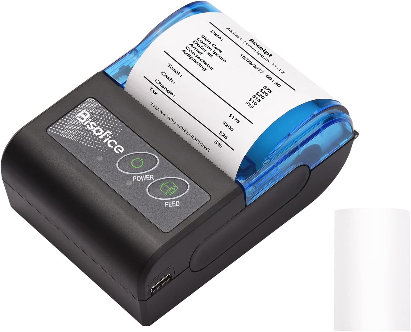 Impresora de Recibos, Impresora de Tickets BT y USB