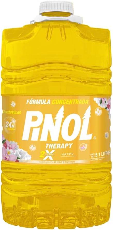 Pinol Aromas Limpiador Therapy Happy 5.1L