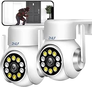 2NLF 2 Cámaras de Seguridad Exteriores