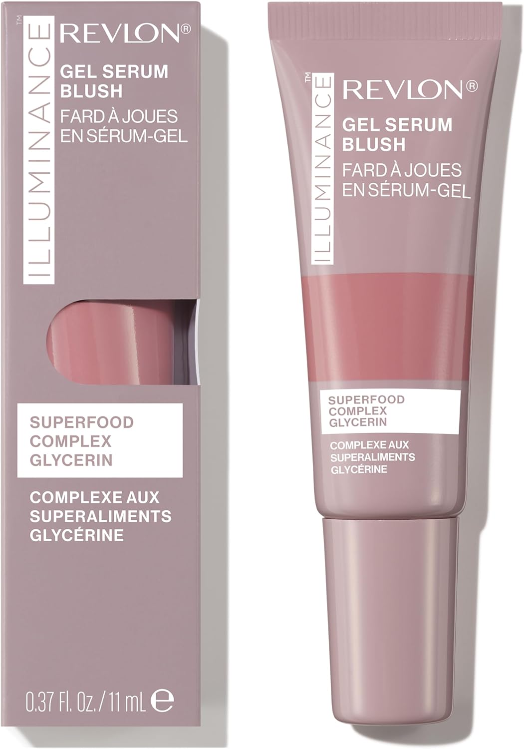 Rubor Revlon Illuminance Gel Serum Blush tono Enchanting Mauve